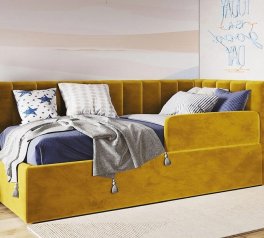 Ліжко м'яке Городок Сільвія з підйомним механізмом