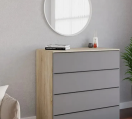 Комод ТХ005 Дуб сонома / Антрацит Морели