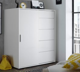 Комод Кейс 1дв 5ящ Белый глянец Миромарк