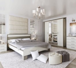 Спальня Sara/Сара Сокме №2 з комодом 2D4S та дзеркалом