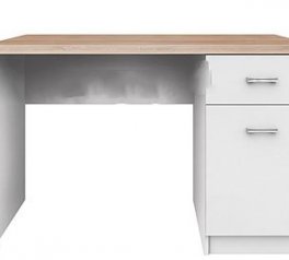 Стол письменный BIU 1D1S/120 Топ Микс