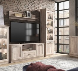 Модульная система Lizbon/Лизбон Mebelbos Каштан