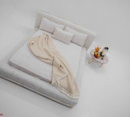 Ліжко м'яке двоспальне Шик Галичина Перл з підйомним механізмом та нішею для білизни