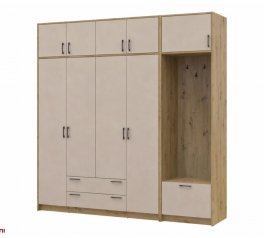 Модульний передпокій Doros Ронді Дуб Артізан / Кашемір 