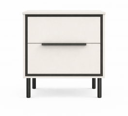 Тумба приліжкова KOM2S Хілс/Heels Кашемір/Чорний Гербор