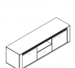 Тумба под телевизор RTV155 Селена