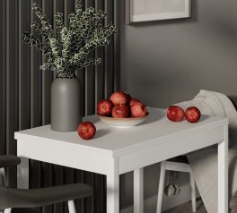 Стол-трансформер Lunch Белый бриллиант/Белый