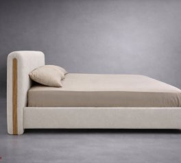 Ліжко м'яке двоспальне Шик Галичина Бохо/Boho