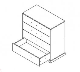 Комод KOM4S Стемма