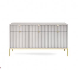 Комод Сірий/Золоті ніжки KSZ154 Nova