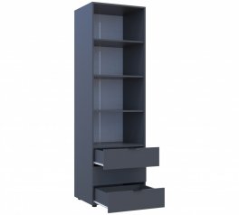 Пенал для одежды Дорос Геллар графит 3Ш 60 см