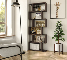 Стелаж венге на 6 комірок GT56