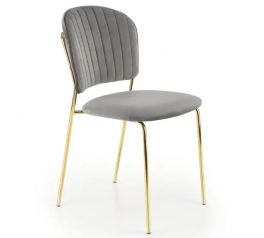 Стул K-499 серый/золотой