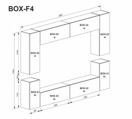 Вітальня Бокс F-4