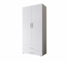 Шкаф Морели SТ0002 2 дверный белый 100 см