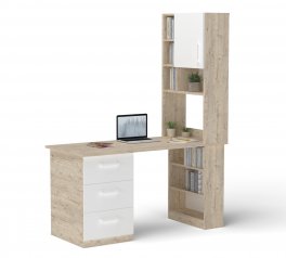 Стол с угловой надстройкой 