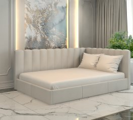 Ліжко м'яке двоспальне Лев Скандинавія