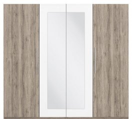 Шкаф SZF4D BRW Poland Martina 4 дверный дуб санремо 228 см