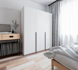 Шкаф Морели ST0027 3 дверный белый 180 см