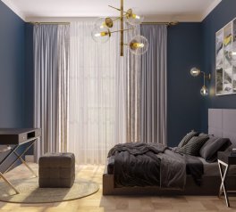 Кровать мягкая двуспальная Шик Галичина Лайт