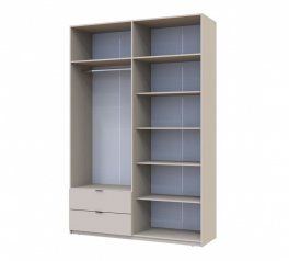 Шкаф Дорос Лукас кашемир 4 дверная с 2-мя ящиками 180 см