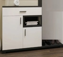 Комод 2дв 1шх Монте антрацит