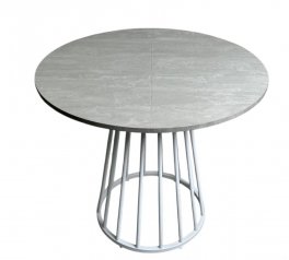 Стіл круглий розкладний MebliRoMax Elegant slide / Елегант Слайд D1100