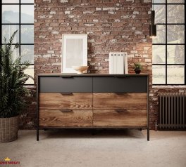 Модульная спальня Milton/Милтон Perfect Home Каштан/Антрацит