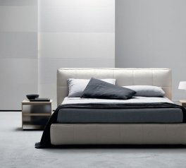 Кровать двуспальная мягкая Woodsoft Bergamo / Бергамо