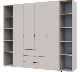 Шафа Дорос Гелар кашемір з 2 Етажерками 4 дверна 231,4 см