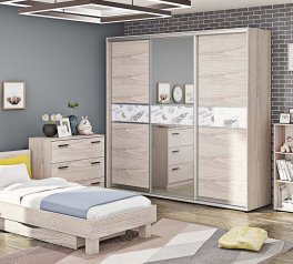Модульна дитяча Oxford/Оксфорд Комфорт меблі Дуб золотий/Білий глянець