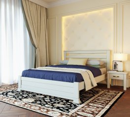 Ліжко дерев'яне Лев Лорд масив Бук Білий