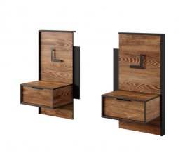 Тумби прикроватные с LED 1S/49 Milton