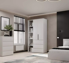 Шкаф распашной комбинированный 2-дверный Art In Head №7 Light 120 см