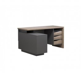 Комп'ютерний стіл Connect 3 Інтарсіо Правий/Лівий Дуб Сонома Трюфель/Антрацит 159 см