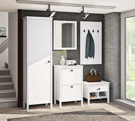 Модульний передпокій Комфорт Меблі ВТ-4070 Браво Білий