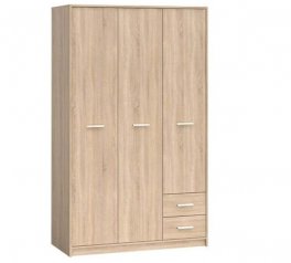 Шафа SZF3D2S Гербор Непо 3 дверна дуб сонома 120 см