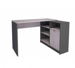 Комп'ютерний стіл Optima Інтарсіо Правий/Лівий Дуб Золотий/Антрацит 120 см