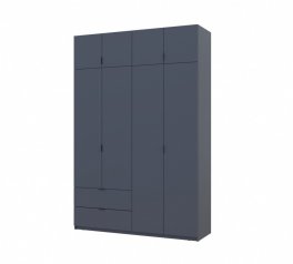 Шкаф Дорос Лукас графит 4 дверная с 2-мя ящиками 180 см