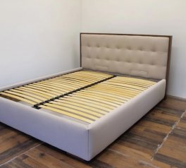 Ліжко м'яке Городок меблі Бартон з підйомним механізмом та нішею для білизни