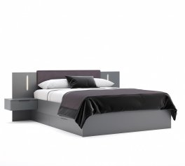 Спальня Doni/Дони Міромарк №1 с шкафом-купе 2.0 и подвесными тумбами