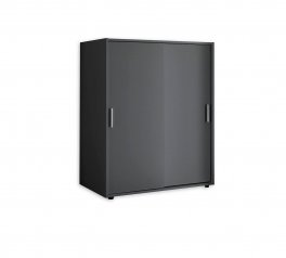 Комод Кейс 2дв Графит серый Миромарк