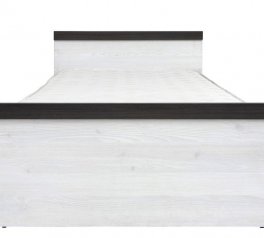 Ліжко односпальне ВМК-Україна LOZ/90 Паріс ДСП біле без вкладу