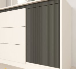 Комод KOM1D3S Монако Кашемір / Елегантний сірий софттач