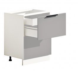 Тумба нижня Н60.82.2Я+1Я внутр. Лофт глянець