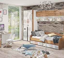 Шкаф 2Д.972 Фотопечать Оксфорд