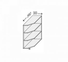 Секция нижняя 30НЗК/820 Окончание Угловое Глори