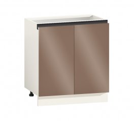 Тумба нижня Н70.85.2Д Gola ручка Фарбований Високий Глянець