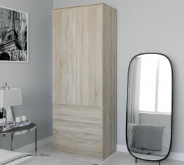 Шафа Морелі Т211 2 дверна сонома з трубою 80 см 