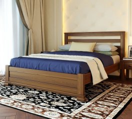 Кровать деревянная Лев Лорд массив Бук